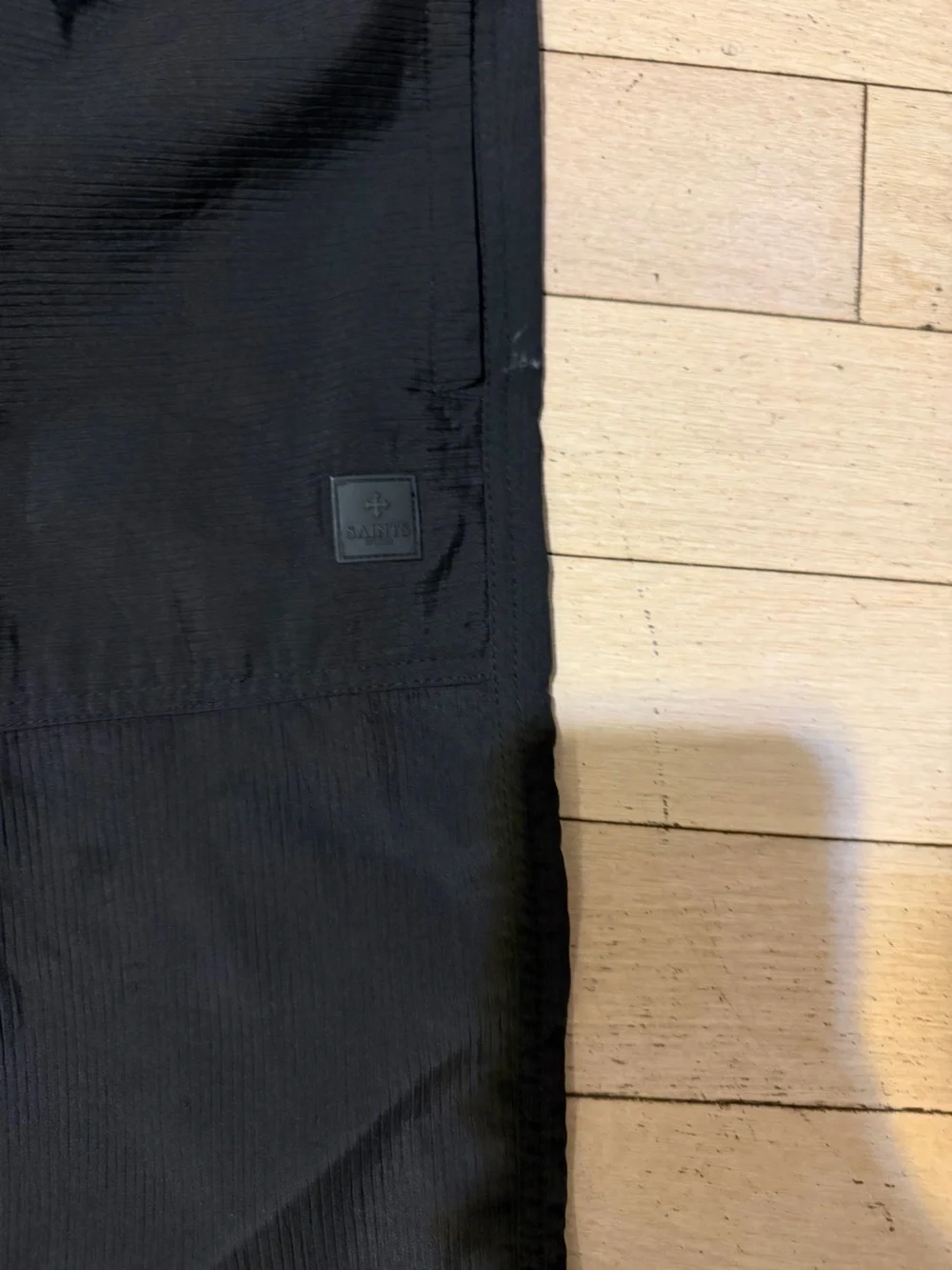 Saint Studio’s Men's Black Drawstring Cargo Joggers Sz. Large